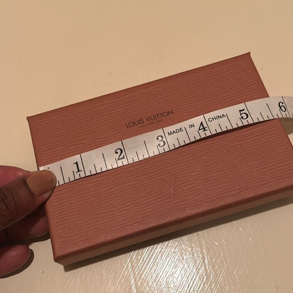 Louis Vuitton LV Rectangle Gift Box Brown Textured Lift Lid Luxe Storage Display - Picture 9 of 11